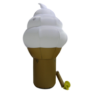 inflatable ice cream model